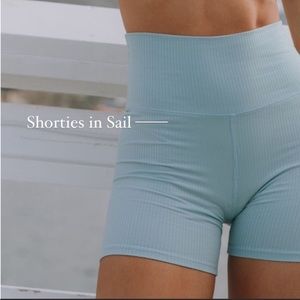 Daily Drills biker shorts in “sail” size medium